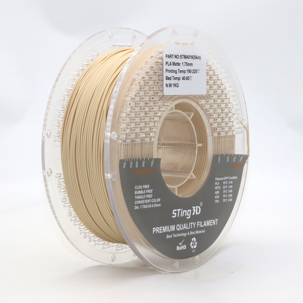 Sting3D PLA Matte - Skin - 3D Filament 1.75mm, 1kg