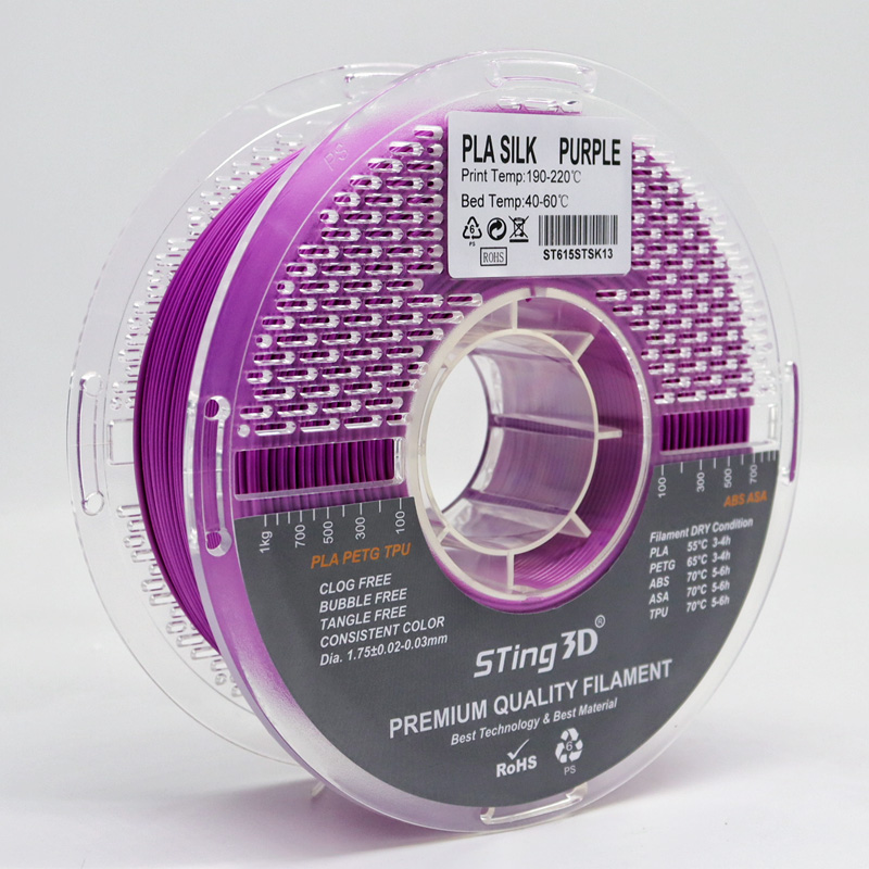 Sting3D PLA Silk - بنفسجي لامع