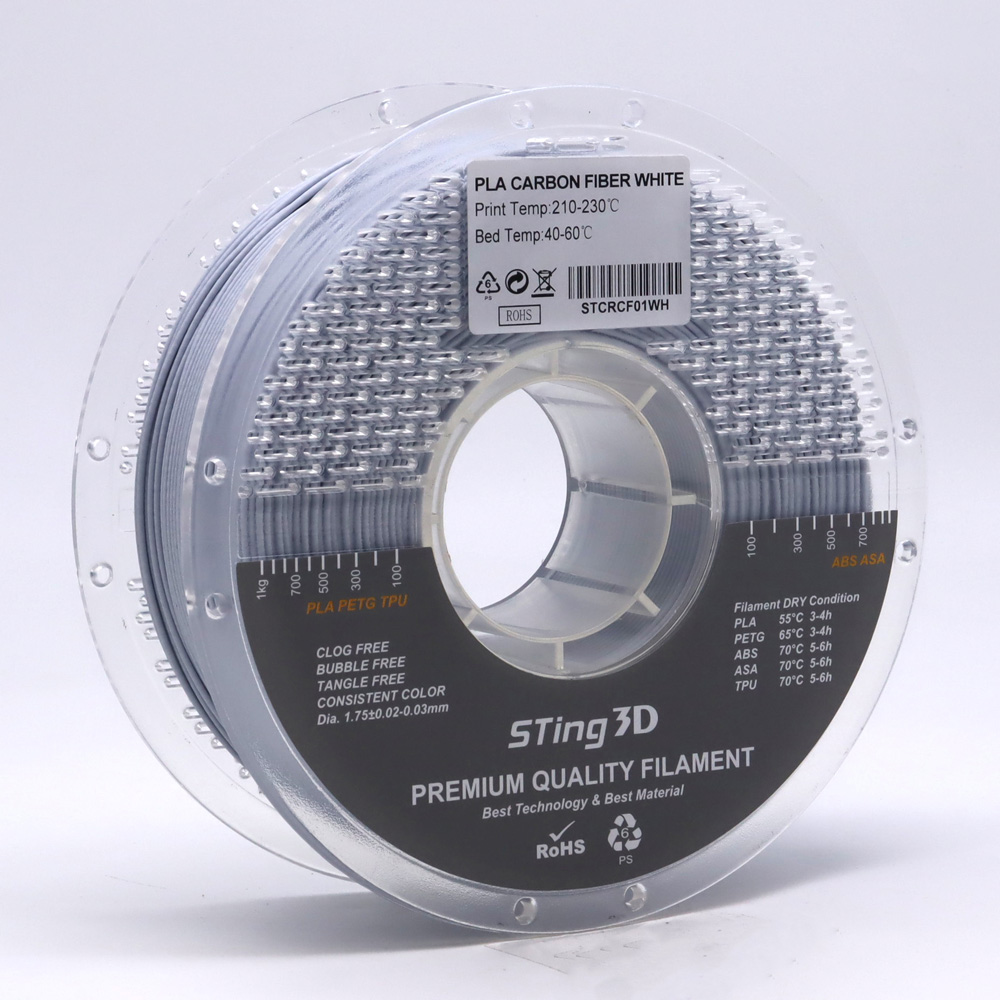 Sting3D PLA-CF - أبيض